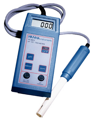 HANNA HI9811-5 pH,EC,TDS,Hőmérséklet mérő műszer